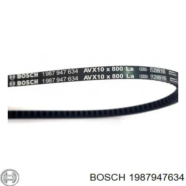 Клиновий ремінь Bosch 1987947634 ціна, від 2.63 USD