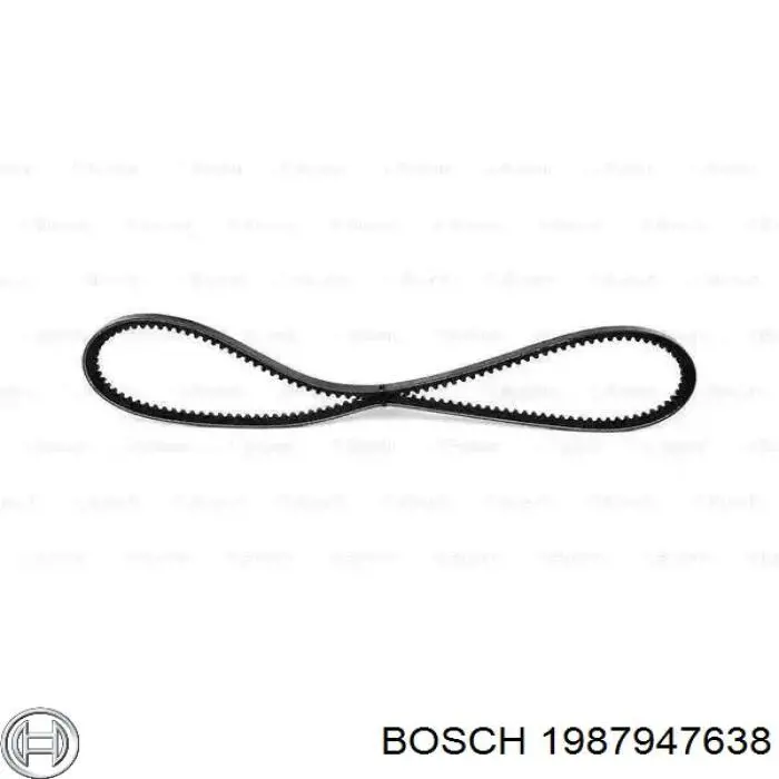 1987947638 Bosch ремінь приводний, агрегатів