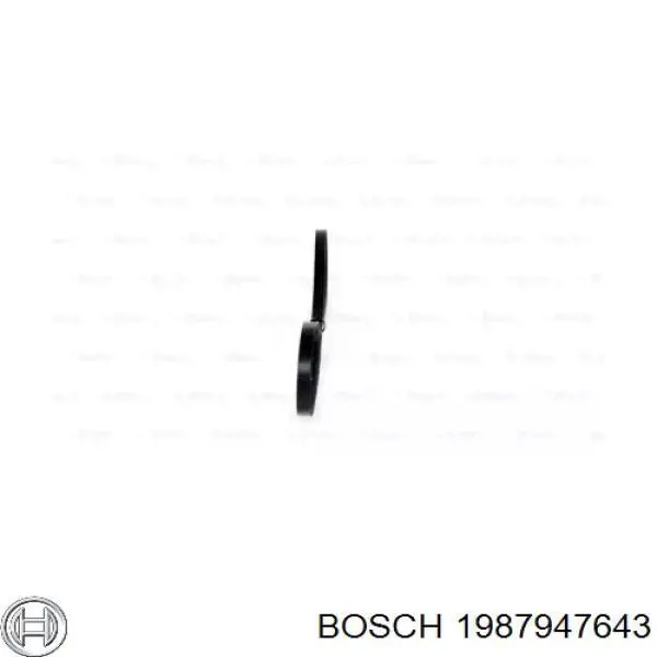 1987947643 Bosch ремінь приводний, агрегатів