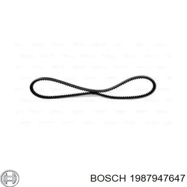 1987947647 Bosch ремінь приводний, агрегатів