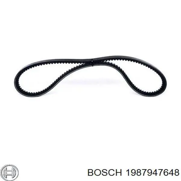 Клиновий ремінь Bosch 1987947648 ціна, від 3.53 USD