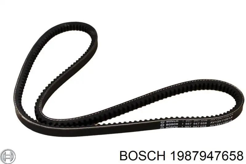 Ремінь генератора 1987947658 Bosch