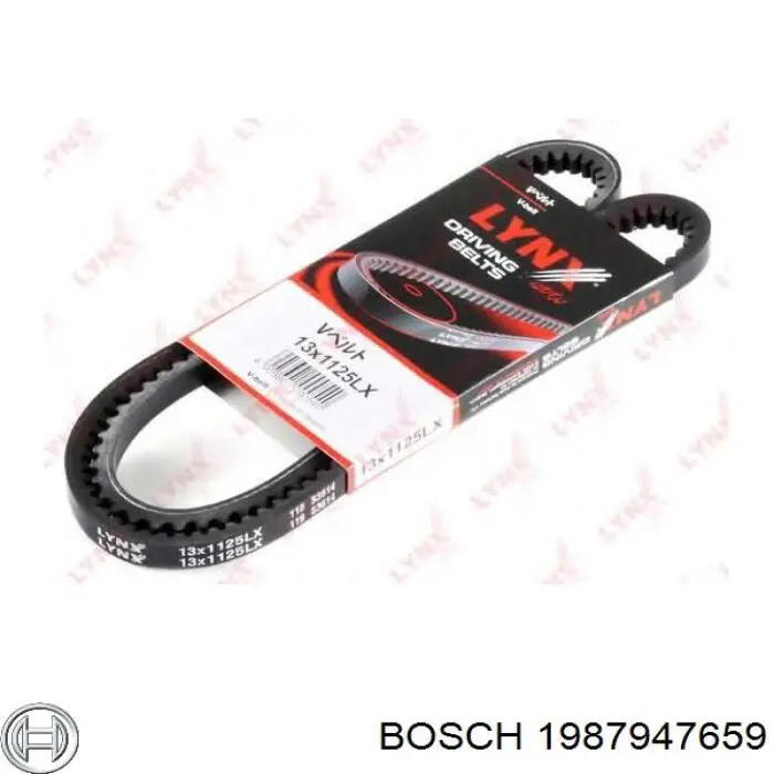 Клиновий ремінь Bosch 1987947659 ціна, від 5.19 USD