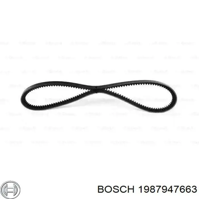 1987947663 Bosch ремінь приводний, агрегатів
