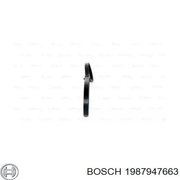 Ремінь генератора 1987947663 Bosch