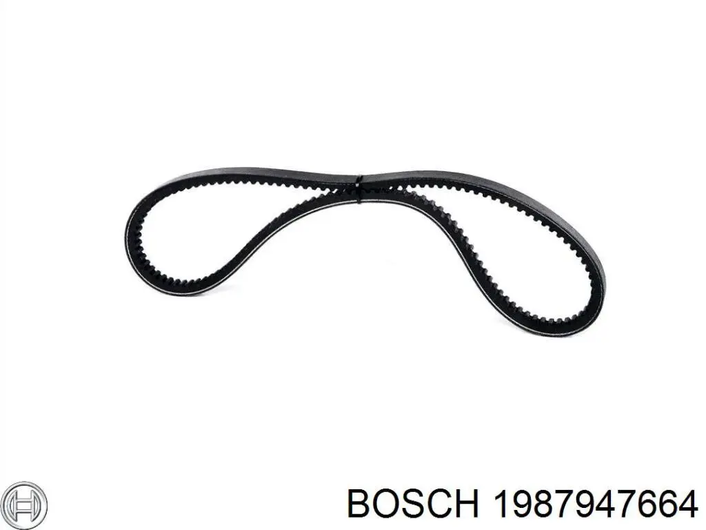 Ремінь генератора 1987947664 Bosch