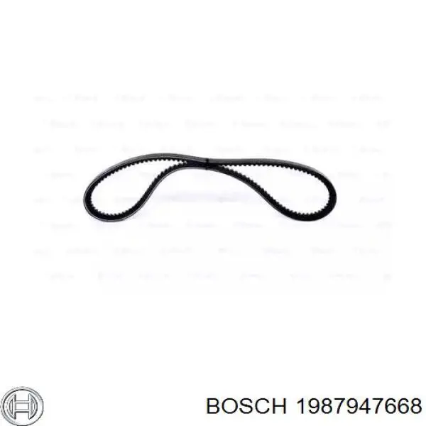 Ремінь генератора 1987947668 Bosch