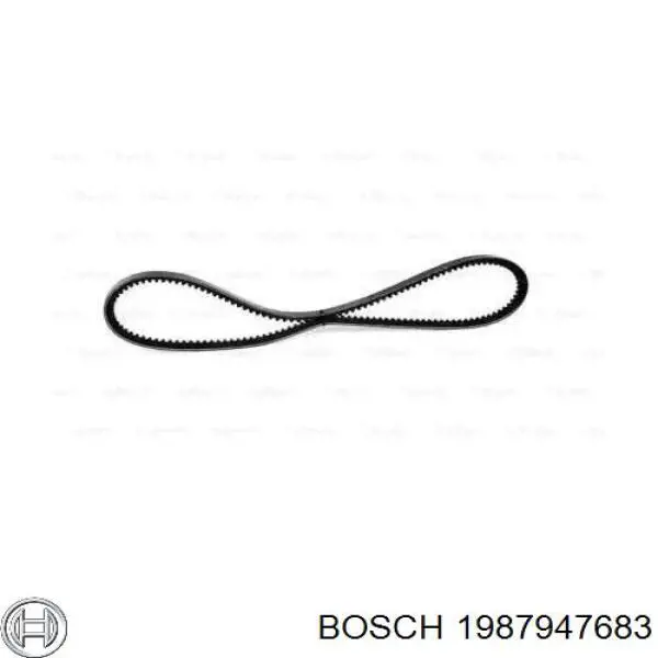 Клиновий ремінь Bosch 1987947683 ціна, від 2.37 USD