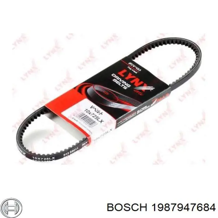 Клиновий ремінь Bosch 1987947684 ціна, від 2.28 USD
