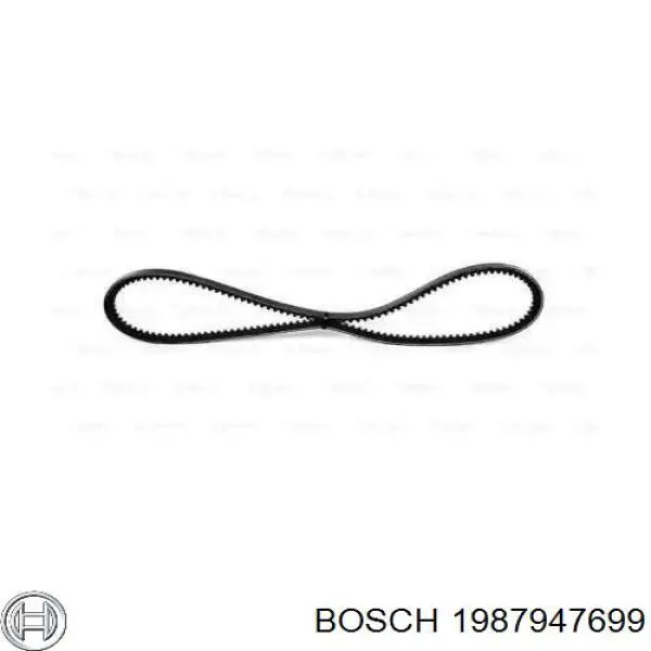 1987947699 Bosch ремінь приводний, агрегатів