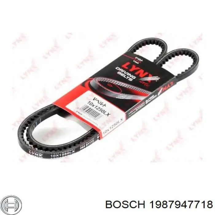 Ремінь генератора 1987947718 Bosch