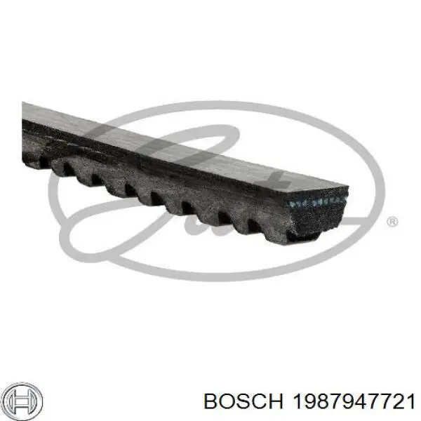 Ремінь генератора 1987947721 Bosch
