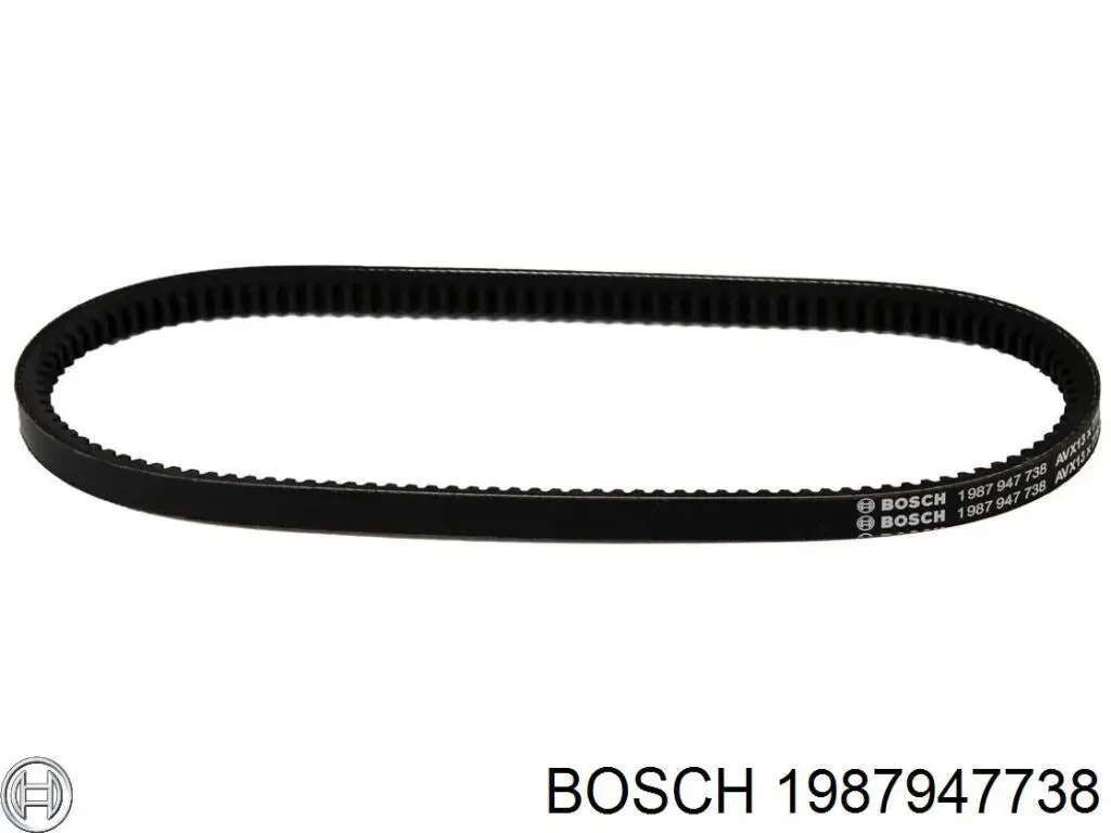 Ремінь генератора 1987947738 Bosch