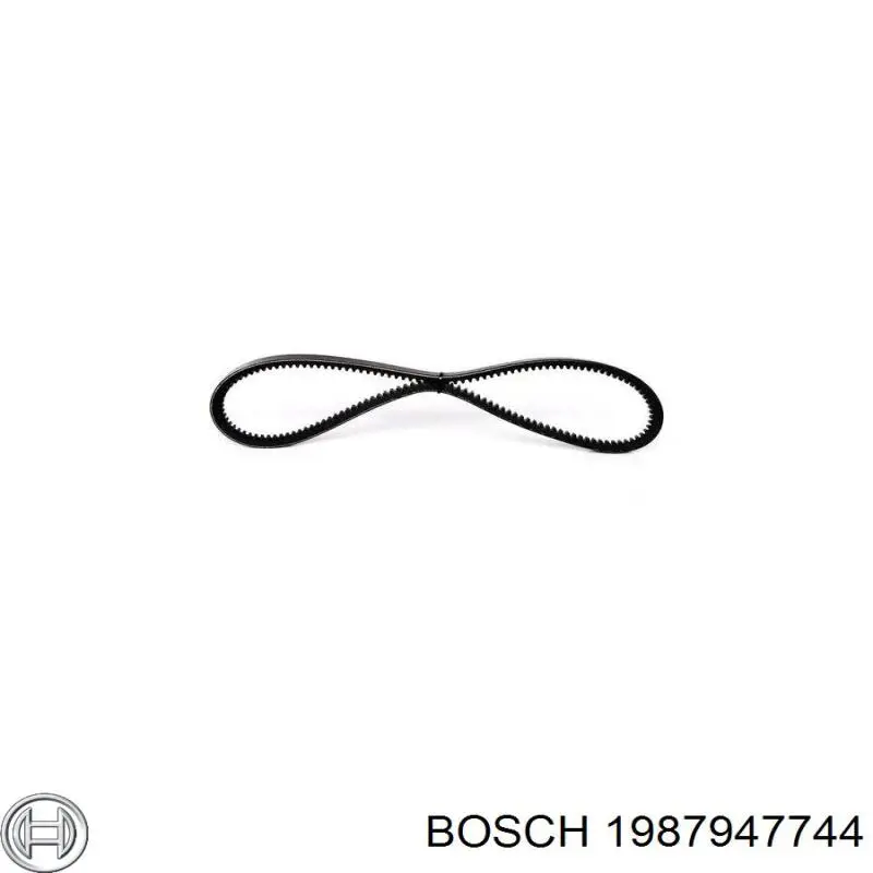 Ремінь генератора 1987947744 Bosch
