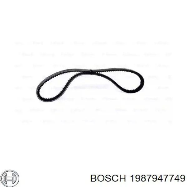 Ремінь генератора 1987947749 Bosch