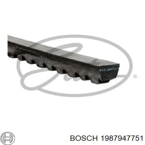 Клиновий ремінь Bosch 1987947751 ціна, від 8.01 USD