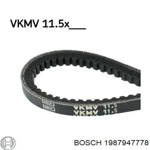 1987947778 Bosch Поліклиновий ремінь