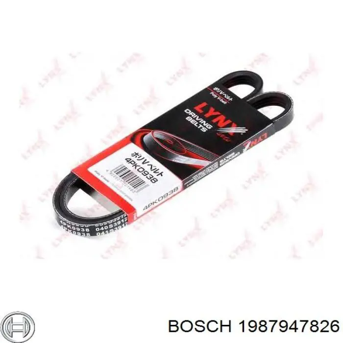 Купити 1987947826 Bosch Ремінь генератора