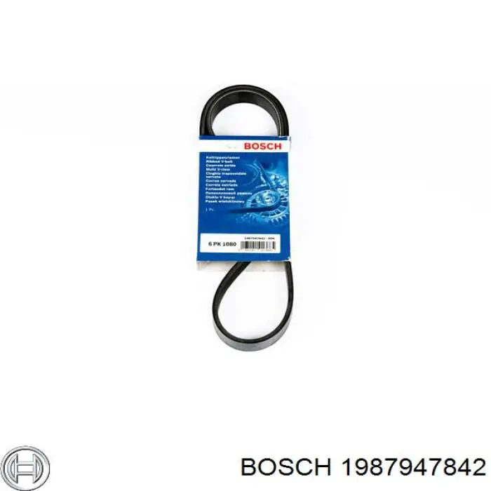 1987947842 Bosch ремінь приводний, агрегатів