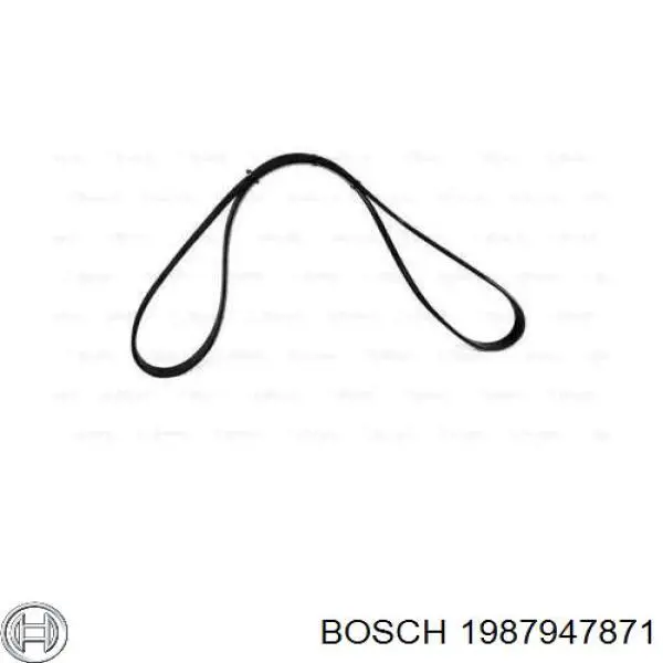 1987947871 Bosch ремінь приводний, агрегатів