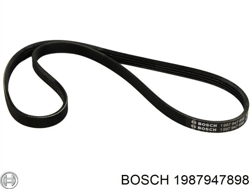Ремінь генератора 1987947898 Bosch