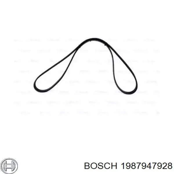 Ремінь генератора 1987947928 Bosch