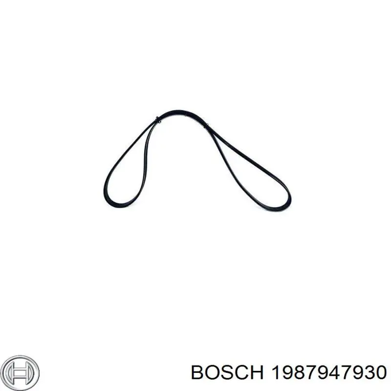 Ремінь генератора 1987947930 Bosch