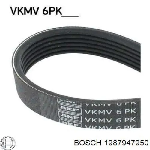 1987947950 Bosch Поліклиновий ремінь