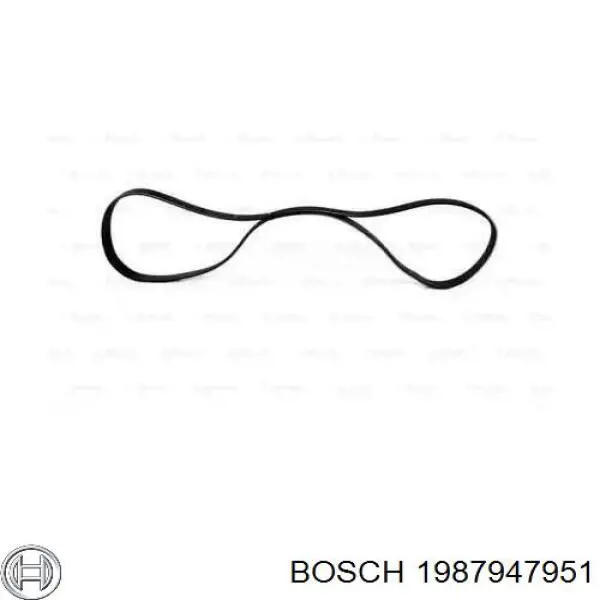 Ремінь генератора 1987947951 Bosch
