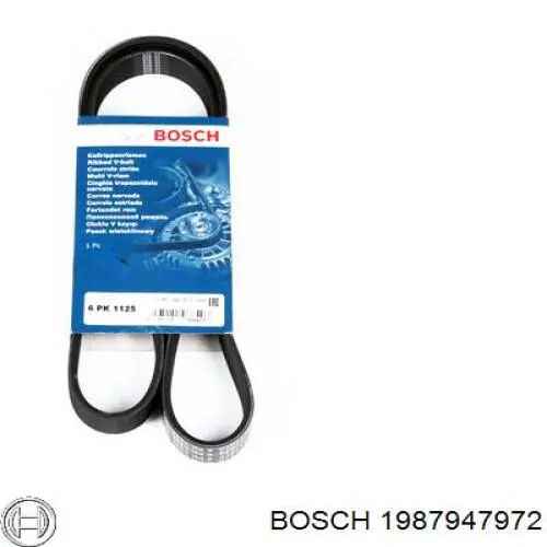 Клиновий ремінь Bosch 1987947972 ціна, від 7.04 USD