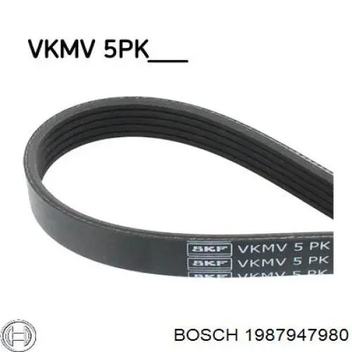 Купити 1987947980 Bosch Ремінь генератора