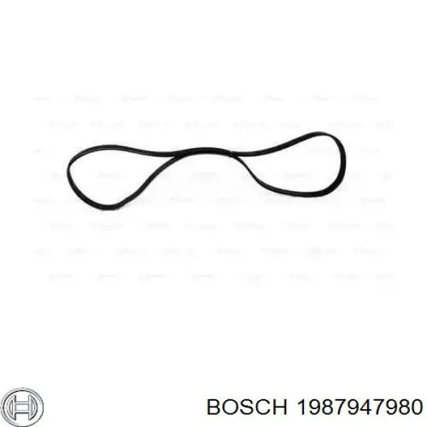Ремінь генератора 1987947980 Bosch