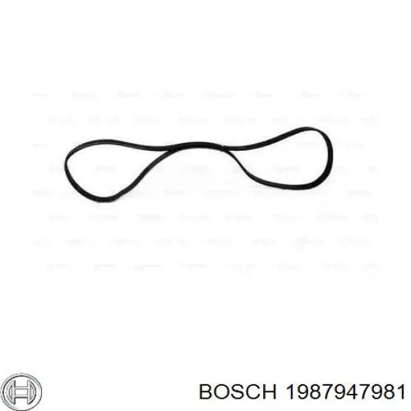 Клиновий ремінь Bosch 1987947981 ціна, від 9.31 USD