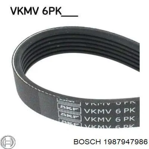 1987947986 Bosch Поліклиновий ремінь