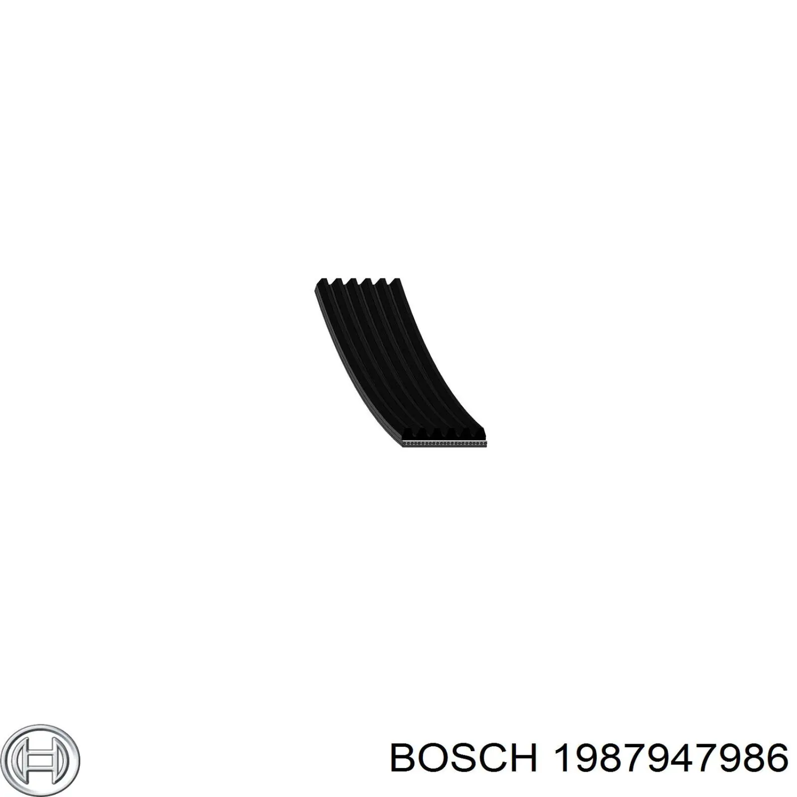 Ремінь генератора 1987947986 Bosch