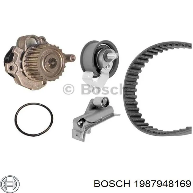Комплект ГРМ Bosch 1987948169 ціна, від 68.78 USD