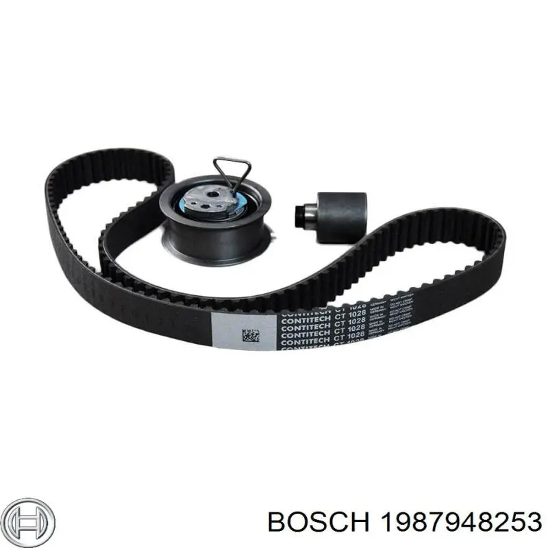 Комплект ГРМ Bosch 1987948253 ціна, від 94.99 USD