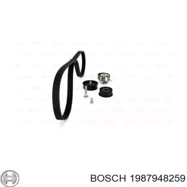 Комплект ГРМ Bosch 1987948259 ціна, від 59.56 USD