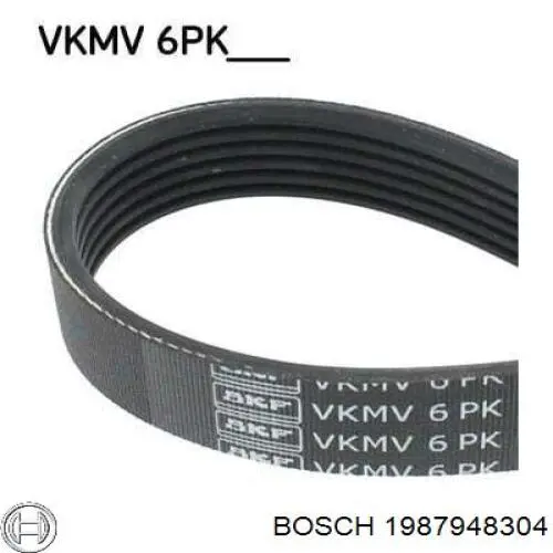 1987948304 Bosch Поліклиновий ремінь