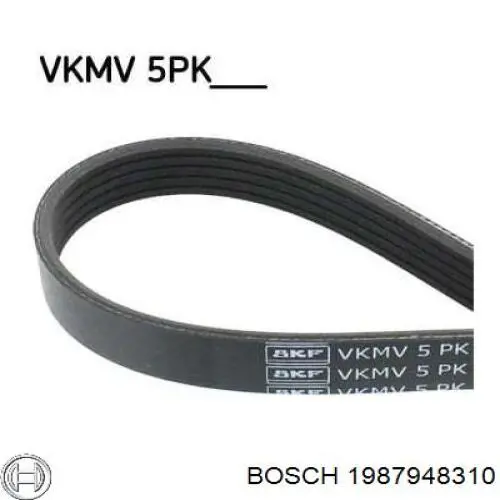 Клиновий ремінь Bosch 1987948310 ціна, від 8.26 USD