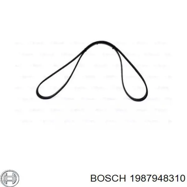 Ремінь кондиціонера Bosch 1987948310