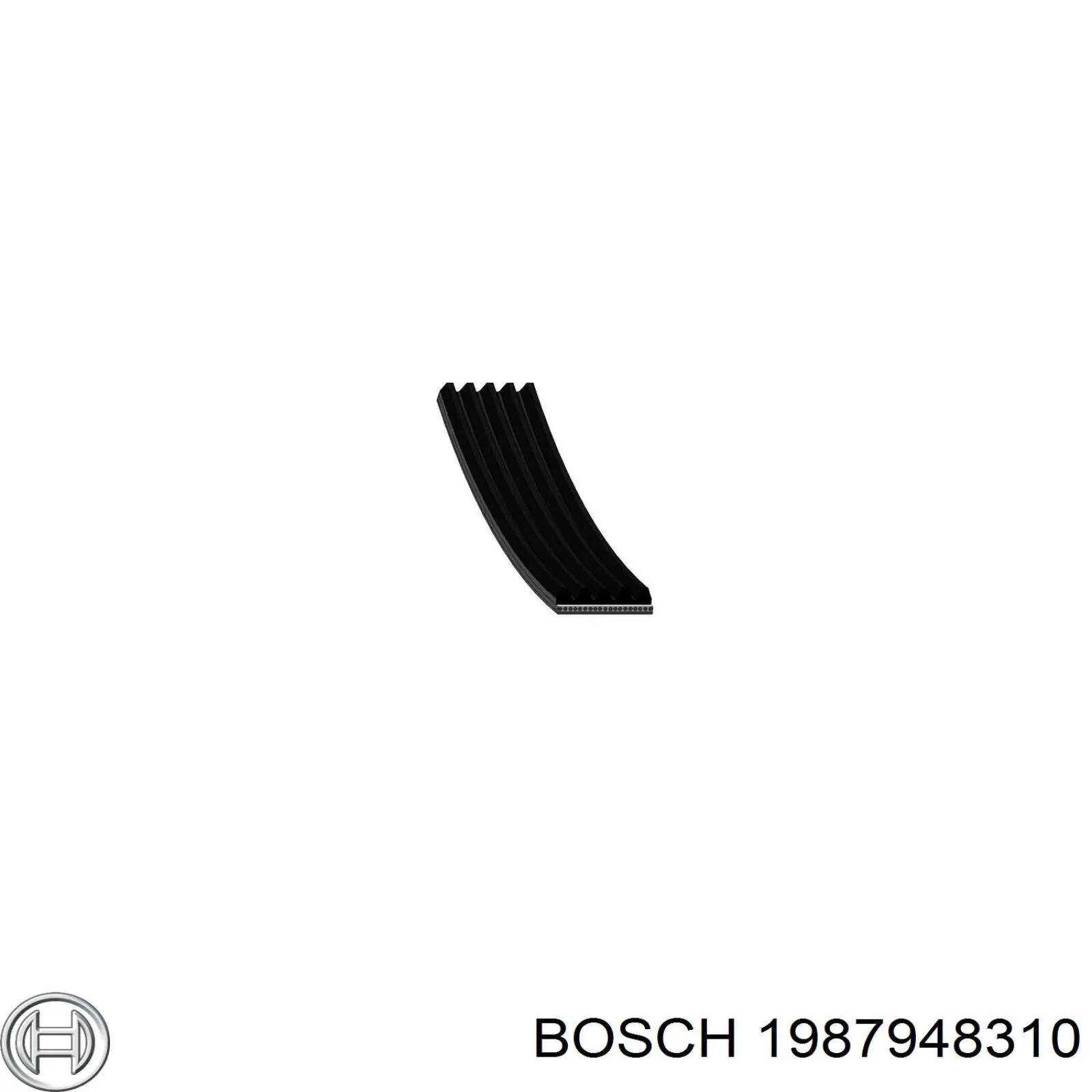 Ремінь генератора 1987948310 Bosch