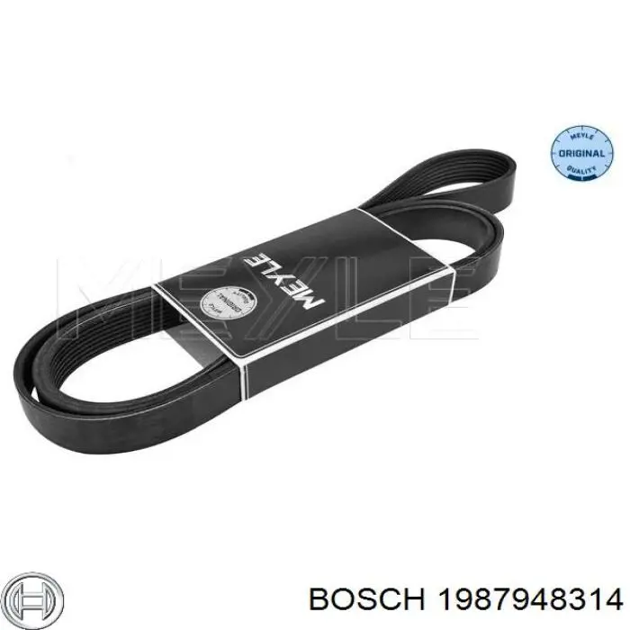Ремінь генератора 1987948314 Bosch