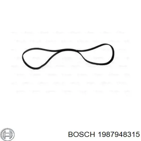 1987948315 Bosch ремінь приводний, агрегатів