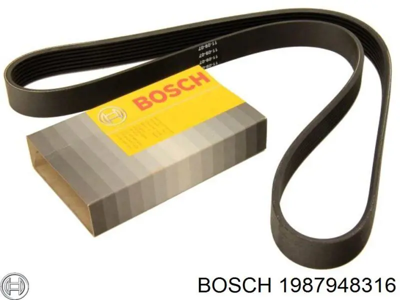 Ремінь генератора 1987948316 Bosch