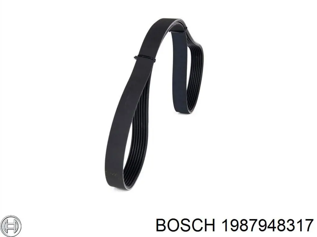 Клиновий ремінь Bosch 1987948317 ціна, від 10.92 USD