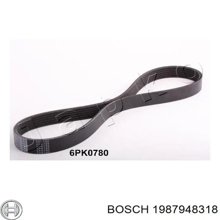 Ремінь кондиціонера Bosch 1987948318