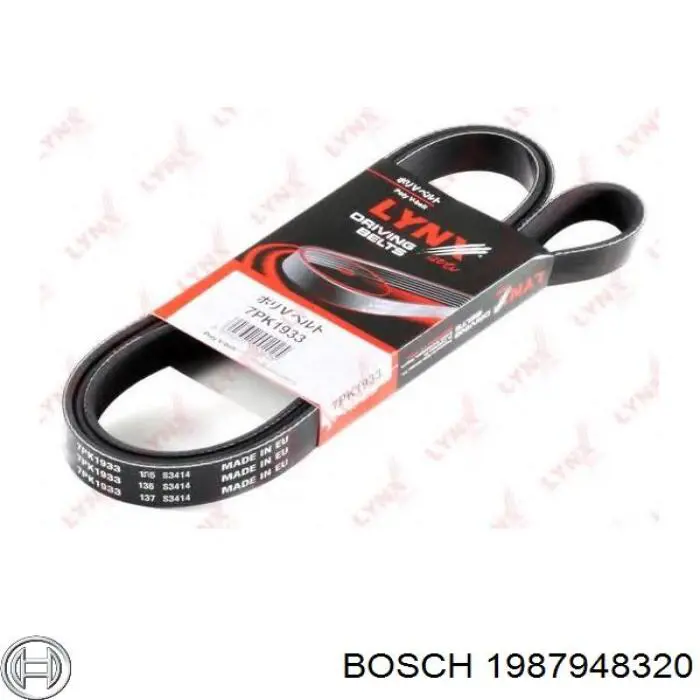 1987948320 Bosch Поліклиновий ремінь