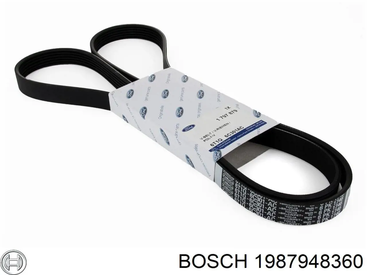 1987948360 Bosch Поліклиновий ремінь