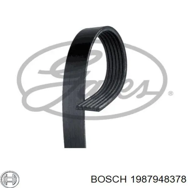 1987948378 Bosch ремінь приводний, агрегатів